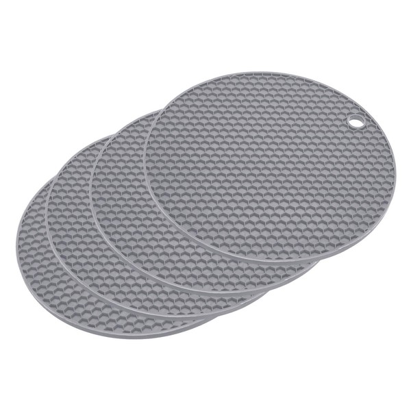 4Stk Silikon Untersetzer Matten FüR KochtöPfe Und Pfannen Silikon Topf Halter #6-image