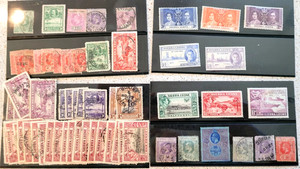 Sierra Leone 1946 Peace King George & Parliament Building MH (SC# 186-187) (C38