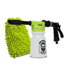 Mr. Detroit - Car Wash Foam Blaster & Scratch-Free Microfiber Wash Mitt Kit