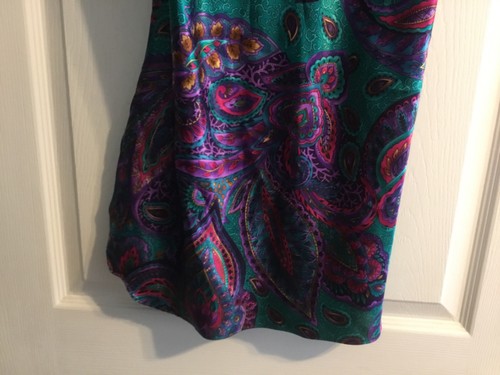 90's VTG CALIFORNIA DYNASTY Nightgown Chemise LIQUID SATIN Women's Medium - Bild 3 von 7