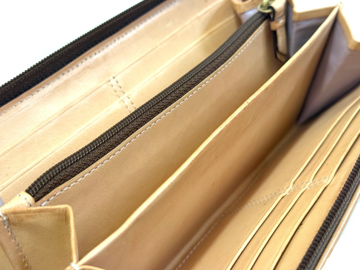 RARE Coach Y2K Hamptons Multi Patchwork Accordion Zip Around Purse