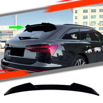 Spoilerschwert Hecklippe Splitter für Audi A6 C8 Avant S-Line 19-24 Schwarzglanz
