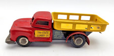 Vintage Line Mar 5" Tin Friction Lumber Truck. Japan