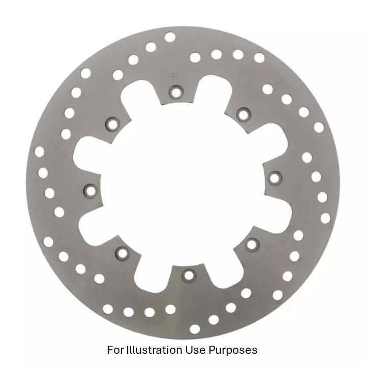 EBC MX/ATV/END Solid Front Brake Disc Front Left for Kawasaki KDX 200 E 1989-92