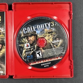 Call of Duty 3 Sony PlayStation 3 PS3 Complete CIB Tested