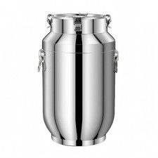Stainless Steel Sealed Container Mirror Finish Clamp Lid Container Two Handles