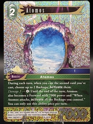 Final Fantasy TCG - Atomos  - 16-043H - Emissaries Of Light - Foil