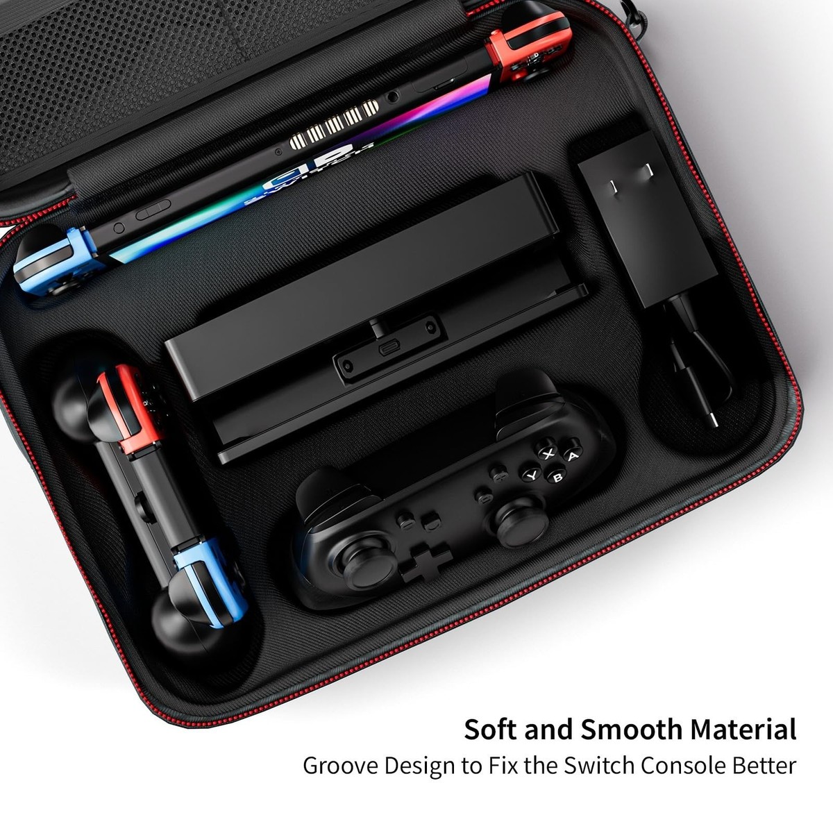 COOWPS Switch Case for Nintendo Switch and Switch OLED Model