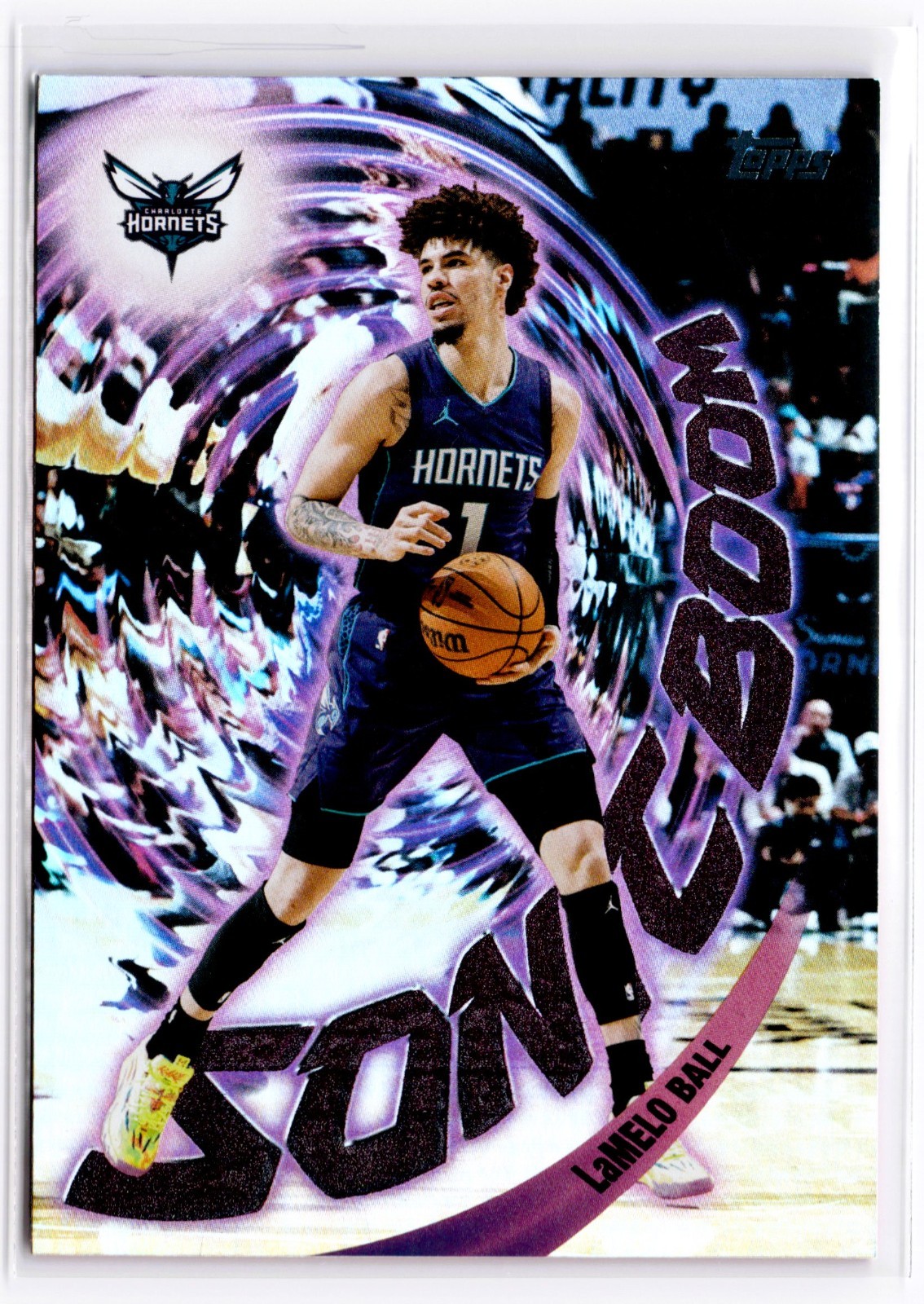 2025-26 Topps #SB-5 Lamelo Ball Sonic Boom SSP Case Hit Hornets