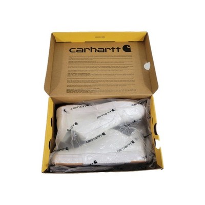 Carhartt Mens 8.5 Detroit Leather Shoes Casual Athletic Sneakers White FC2120