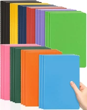 Dynta A5 Lined Notebooks Bulk 5.5 x 8.3 Inches Small Journals 30 Colorful