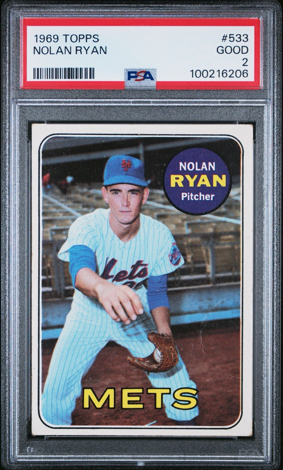 1969 Topps - High # Nolan Ryan #533 Beautiful Eye Appeal.