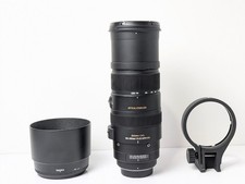 Sigma DG 150-500mm F/5-6.3 APO OS HSM Lens Pentax K Excellent w/Hood