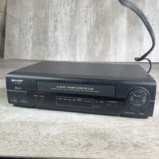 Sharp VCR VC-A400U- 4 Head Super Picture- Energy Star-TESTED No Remote
