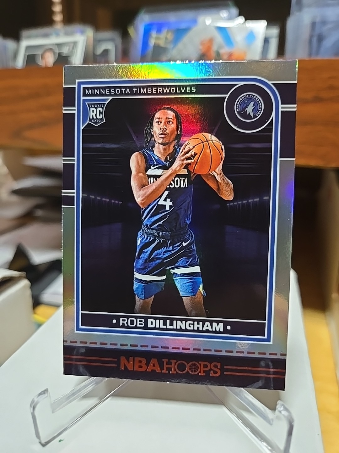 2024-25 Panini Nba Hoops - Rookies Robert Dillingham #238 Premium Edition Silver