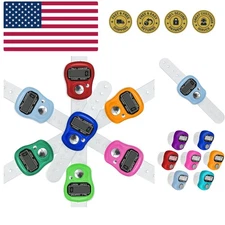 Electronic Finger Counter, Resettable Hand Tally, 5 Digit Number and LCD Elec...
