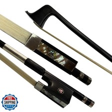 4/4 Full Size Carbon Fiber Violin Bow Full Advanced Level 4 4 Parisian Eyes E