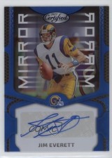 2023 Certified Mirror Signatures Blue 27/30 Jim Everett #MS91 Auto 15j6