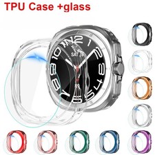 Glass+Cover for Samsung Galaxy Watch Ultra 2 TPU Case Bumper Screen Protector
