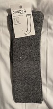 H&M Basic Grey Over Knee Socks Womens EU Size 39/41 Brand New Tagged