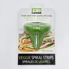Joie MSC Veggie Spiral Strips Handheld Vegetable Spiralizer Green BPA Free Tool