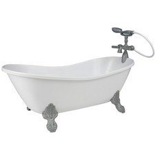 Sophia s by Teamson Kids Classic Clawfoot Bathtub Pretend Furniture for 18" Doll