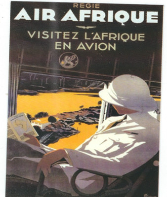 AIR AFRIQUE WERBEKARTE NR A 08 ERSCHIENEN 2007