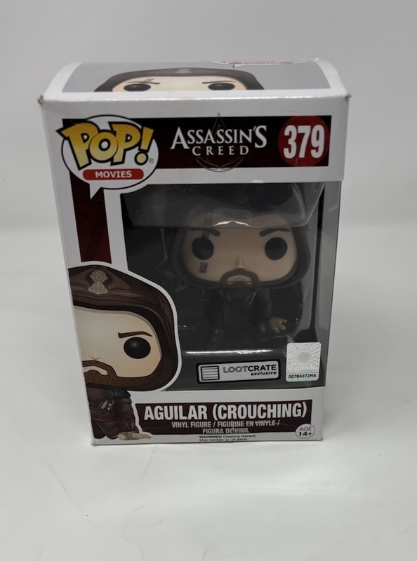 Funko Pop! Vinyl: Assassin's Creed - Aguilar de Nerha Crouching 379 LOOTCRATE EX