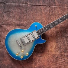 Electric guitar Bone nut SS frets mirror body back cover 4 pots Rosewood fingerb