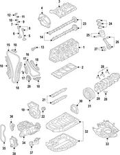 Genuine Volkswagen Engine Timing Chain Tensioner 06K-109-507-H