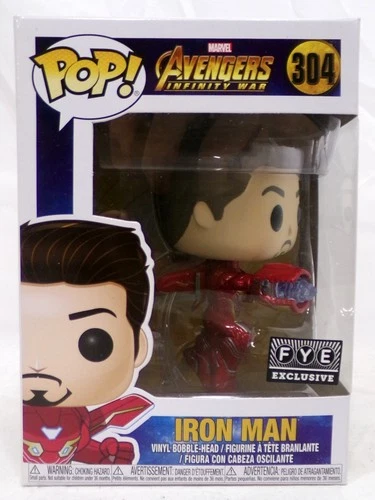 Funko Pop! 304 Iron Man FYE Exclusive Marvel Avengers Inifinity War New
