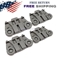 Set of 4 For KitchenAid Dishwasher Lower Dishrack Wheel Roller WPW10195417