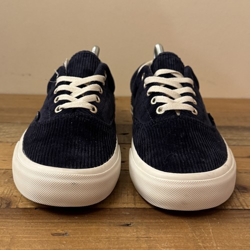 Polo Ralph Lauren Keaton da uomo in velluto a coste Plimsole Trainer UK 7,5 Navy - Foto 4 di 7