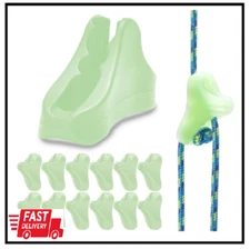 12Pack Ultralight Guyline Tensioners Tent Guyline Cord Rope Adjuster for Outdoor