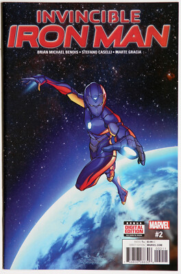 Invincible Iron Man #2 Vol 4 - Marvel Comics - Brian M Bendis - Stefano Caselli