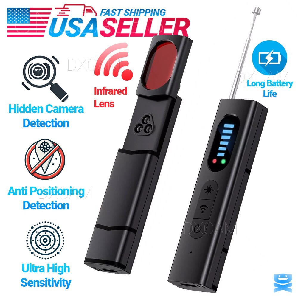 Anti-Spy RF Signal Detector Hidden Camera GSM Audio Bug Tracker Finder Scanner