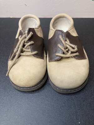 Jumping Jacks Buster Brown Shoes Saddle Shoes Brown and Tan Leather Toddler 