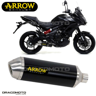 Silenziatore KAWASAKI VERSYS 650 2021 2022 ARROW ALU Nero RACE-TECH