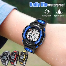 Boys Girls Kids Digital Electronic Sports Watch Waterproof Children LED Watches