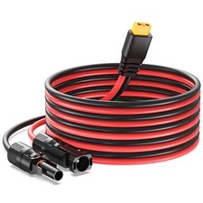 Solar to XT60 Charge Extension Cable 12AWG 10Ft Solar Connector to XT60 Adapt...