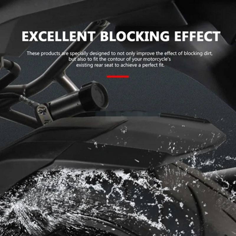 Motorcycle Rear Fender Mudguard For KAWASAKI VERSYS 1000 2012-2018 - Image 4 of 4