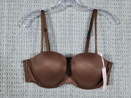 Victorias Secret Body By Victoria Lightly Lined Convertible Strapless Bra Sz 38C