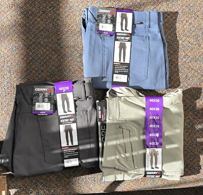 Gerry Men s Venture Commuter Pant BLUE,GRAY,GREEN 1526734 NWT