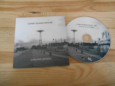 CD Pop Garland Jeffreys - Coney Island Winter (1 Song) Promo INDIA BIG LAKE cb
