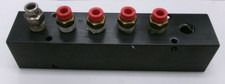 6-Port Manifold with 4 1/4" SMC Spore and 1 NM 1/4" Fittings T1111U