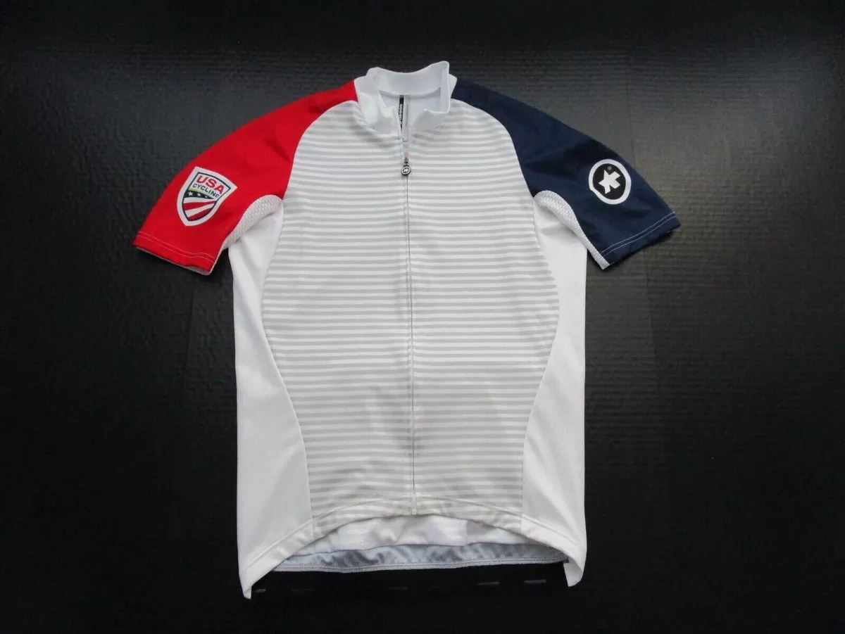 Mens Medium Assos USA Cycling Team full zip jersey eBay
