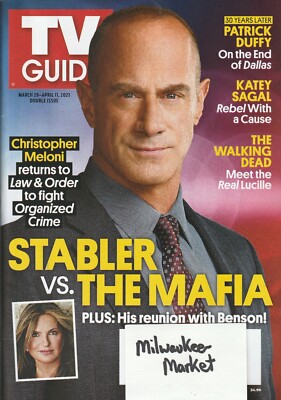 TV Guide March 29 April 11 2021 Christopher Meloni Patrick Duffy Walking Dead 