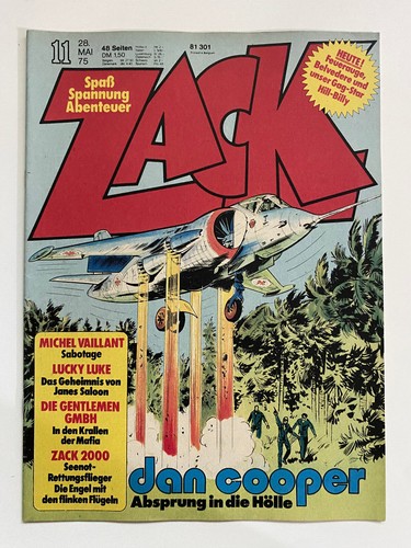 ZACK Comic Hefte Auswahl 1975 Sammlung Geschenk TOP Poster Beilage Sammelalbum - Picture 25 of 58