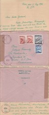 Austria 1946 Double Censorship with Austria and deu. Censorship Stamp A-35 With Contents