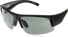 Spy Optics Flyer Sunglasses Matte Black ANSI Rx Happy Gray Green Plus